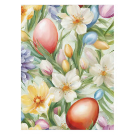 Graceful Apple Blossom, Tulips und Ostereier Tischdecke