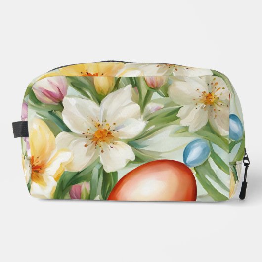 Graceful Apple Blossom, Tulips und Ostereier Waschbeutel (Vorderseite)