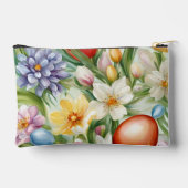 Graceful Apple Blossom, Tulips und Ostereier Zubehörtasche (Rückseite)