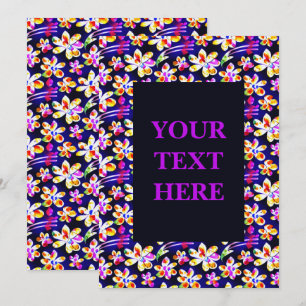 Graceful Art Nouveau Floral Watercolor Einladung