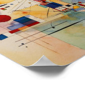 Graceful Artistic Abstract Art Water Color Poster (Ecke)