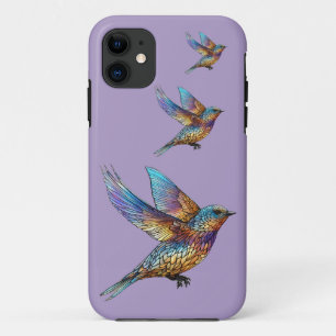"Graceful Aviator" mehrfarbiger Swift Bird Case-Mate iPhone Hülle