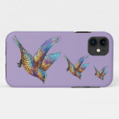 "Graceful Aviator" mehrfarbiger Swift Bird Case-Mate iPhone Hülle (Rückseite (Horizontal))