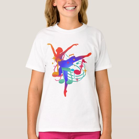 Graceful Ballerina Art – Dance and Expression  T-Shirt (Vorderseite)