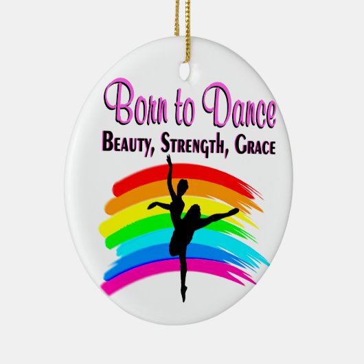 GRACEFUL BALLERINA DESIGN KERAMIKORNAMENT (Rechts)