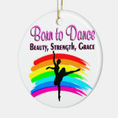 GRACEFUL BALLERINA DESIGN KERAMIKORNAMENT (Links)