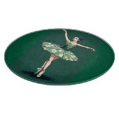 Graceful Ballerina Puzzle - Elegant Dancer on Gree Schneidebrett (Ecke)