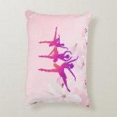 Graceful Ballerinas Accent Kissen (Rückseite(Vertikal))