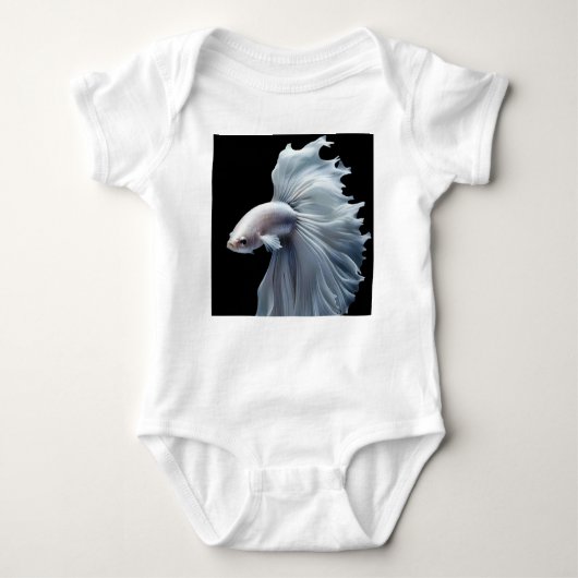 Graceful Betta Dance - Baby Bodysuit Baby Strampler (Vorderseite)