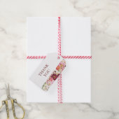 GRACEFUL Blooms Hochzeit Geschenkanhänger (Mit Garn)