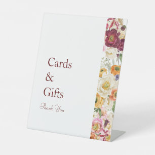 GRACEFUL Blooms Karten und Geschenke Unterschrift Sockelschild