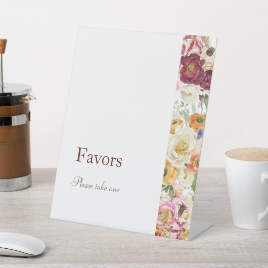 GRACEFUL Blooms Lieblingsunterschrift Sockelschild (In SItu)