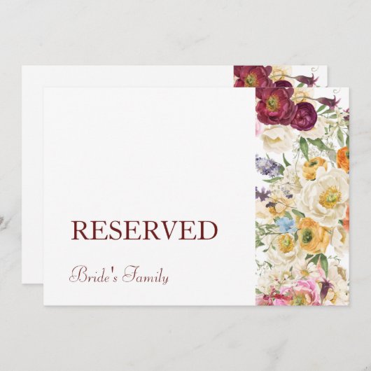 GRACEFUL Blooms vorbehaltene Unterschrift (Vorne/Hinten)