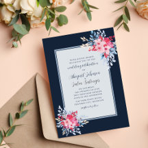Graceful Blumenrosa und Dusty Blue Wedding