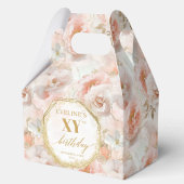 Graceful Boho Pastel Pink Rustikale Gold Geburtsta Geschenkschachtel