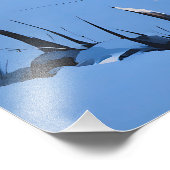 Graceful Bounds of Hare : Voll Winterfreude Fotodruck (Ecke)