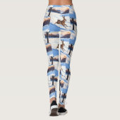 Graceful Bounds of Hare : Voll Winterfreude Leggings (Rückseite)