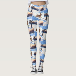 Graceful Bounds of Hare : Voll Winterfreude Leggings