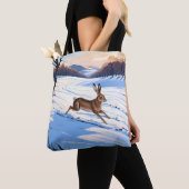 Graceful Bounds of Hare : Voll Winterfreude Tasche (Von Nahem)