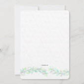 Graceful Branches Religiöse Einladung (Rückseite)