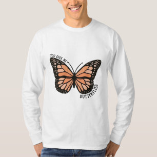 Graceful Butterfly Nature Lover T - Shirt