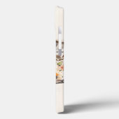 Graceful Cats Wasserfarben Art Typografie Case-Mate iPhone Hülle (Rückseite / Links)