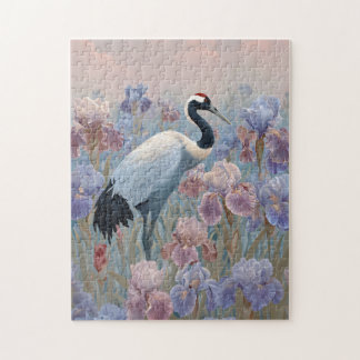 Graceful Crane Field of Blooming Ire Puzzle