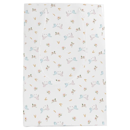 Graceful Doves Mittlere Geschenktüte (Vorderseite)