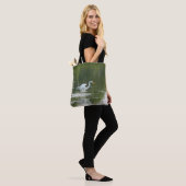 Graceful Egret Tote Bag Tasche (Am Model)