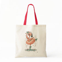 Graceful Flamingo Ballerina in Bloom