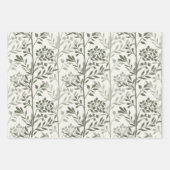 Graceful Floral Silhouettes Minimalist Botanicals Geschenkpapier Set (Vorderseite 2)