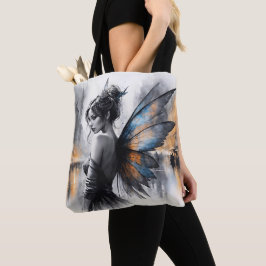 Graceful Flügel brünett Minimalismus Stadtdämmerun Tasche