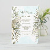 Graceful Foliage Einladung (Stehend Vorderseite)