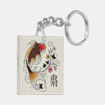 Graceful Fortune Koi - Zweiseitiges Mondneujahr