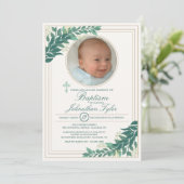 Graceful Foto Religious Einladung (Stehend Vorderseite)