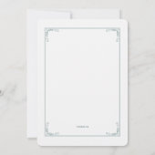 Graceful Frame Religiöse Einladung (Rückseite)