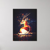 Graceful Gazelle Resting  Leinwanddruck (Vorderseite)