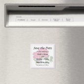 Graceful Geranias Save the Date Magnet (In Situ (Geschirrspüler))