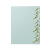 Graceful Giraffe Notizblock (Rotiert)