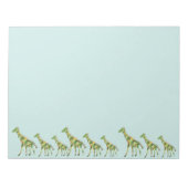 Graceful Giraffe Notizblock (Vorderseite)