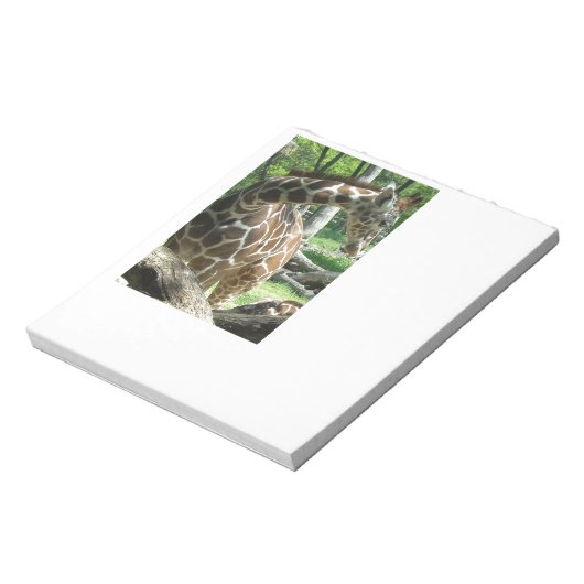 Graceful Giraffe Notizblock (Rotiert)