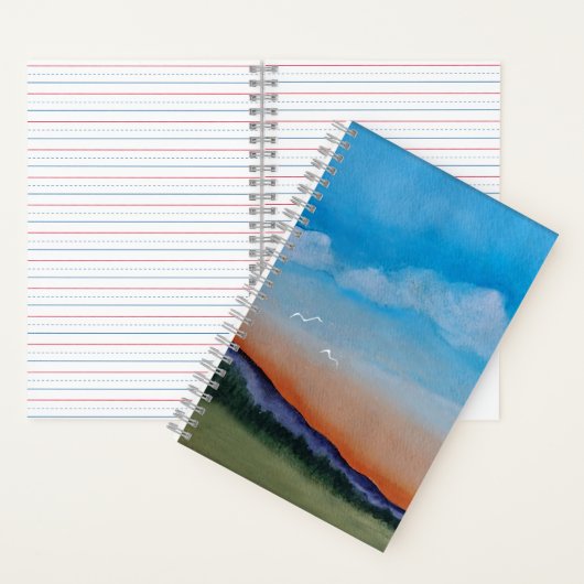 Graceful Gloing Hills Notizblock (Innen)