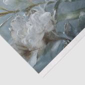 Graceful Grau Swan Gold Crown Floral Decoupage Seidenpapier (Ausschnitt)