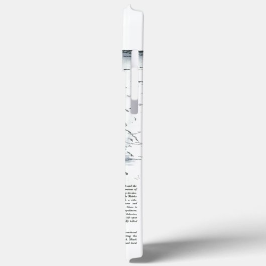 Graceful Hand Painted Whale Shark Case-Mate iPhone Hülle (Rückseite / Links)