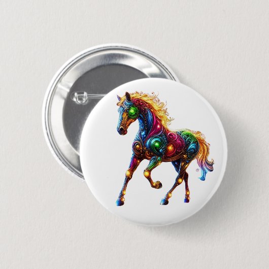 Graceful Horse Button (Vorne & Hinten)
