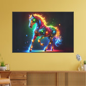 Graceful Horse Leinwanddruck (Insitu (Wohnzimmer))