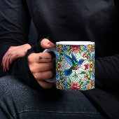Graceful Hummingbird mit festem Glaseffekt Kaffeetasse