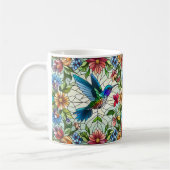 Graceful Hummingbird mit festem Glaseffekt Kaffeetasse (Links)