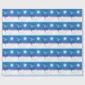 Graceful Ice Skater Geschenkpapier (Flach)
