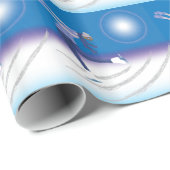 Graceful Ice Skater Geschenkpapier (Rolleneckpunkt)